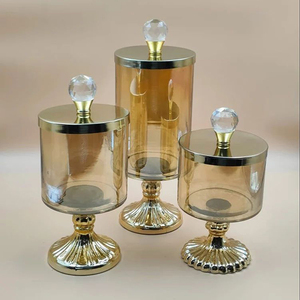 Frasco de vidrio dorado - Product Image 1