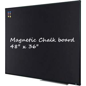 Tableau à craie mural magnétique 48x36 Tableau d'affichage noir avec PE pour une écriture facile - Product Image 5