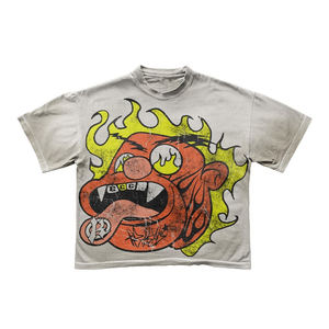 Camiseta Extra Grande para Hombre, 100% Algodón, Teñida Lisa, con Logotipo Personalizado, Tejido Transpirable y Ecológico, Diseño Serigrafiado - Product Image 5