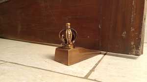 Metal Brass Antique <b>Door</b> Stopper Floor Carpet Wall Protector Heavy Duty <b>Door</b> Stopper <b>Wedge</b> Stop Smart <b>Door</b> Lock - Product Image 3