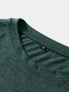 Offre Spéciale grande taille hommes 240 grammes Jersey tissu surdimensionné T-Shirt solide motif vêtements d'entraînement à bas prix quantité en vrac - Product Image 4