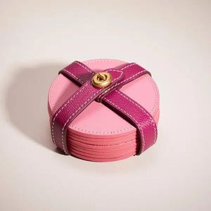 ชุดถาดรองแก้วหนัง PU แบบปรับแต่งได้ถาดรองเครื่องดื่มสไตล์ยุโรปสำหรับการสร้างแบรนด์และการตลาดของขวัญกิจกรรมส่งเสริมการขาย - Product Image 5