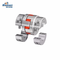 Accouplement de vilebrequin en aluminium, accouplement à griffes, accouplement à araignée en caoutchouc pour moteur