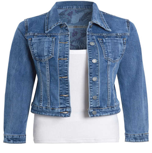 Veste en jean réversible personnalisée de haute qualité pour femmes manches longues coupe régulière coton rempli broderie décoration en gros - Product Image 2