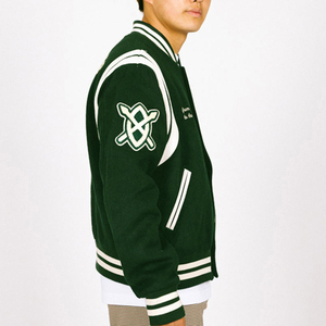 Veste universitaire pour homme personnalisable, écologique, imperméable, coupe-vent, style gothique, polyester/coton, service OEM/ODM, fabriqué au Pakistan - Product Image 3