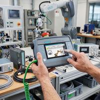 Interface homme-machine industrielle SIMATIC HMI KTP400F 6AV2 125-2DB23-0AX0, écran tactile confortable de 4 pouces, PROFINET