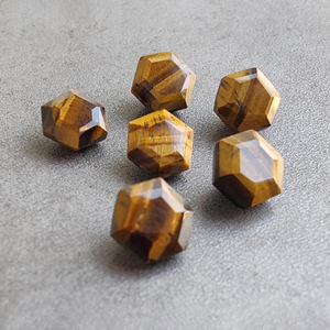 Pierres précieuses en gros calibrées en forme d'hexagone en œil de tigre naturel de qualité AAA +, toutes les tailles disponibles - Product Image 6