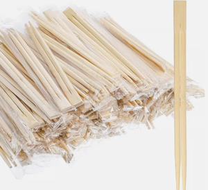 ตะเกียบไม้ไผ่เกรดอาหาร ผิวเรียบ สำหรับร้านอาหารและใช้ในครัวเรือน - Product Image 4