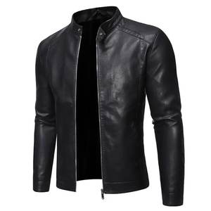 2025 Vintage Punk hommes grands et grands vestes en cuir lavé rembourré veste en cuir pour hommes veste pour hommes - Product Image 5
