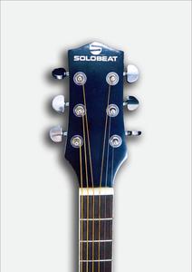 SOLOBEAT, guitarra eléctrica de alto brillo, cuello de arce de 6 cuerdas, Uso Profesional para principiantes, diapasón de palisandro, materiales de acero, tilo - Product Image 3