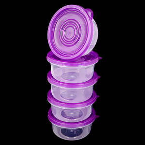Multipurpose Storage <b>Box</b> 5 Pcs - Purple - Product Image 2