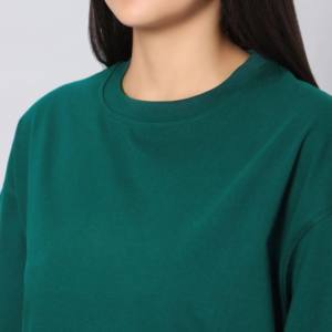 Nouveau catalogue de gros T-shirts surdimensionnés unisexes à manches courtes en coton personnalisé pour hommes avec strass - Product Image 4