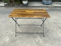 Ensemble de mobilier de bistrot d'extérieur, table et chaises, structure en acier, prix bas, balcon, facile à assembler, respectueux de l'environnement