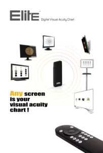 Хит продаж: цифровая таблица для проверки остроты зрения Elite Vision с монитором любого размера для оптометрии - Product Image 5