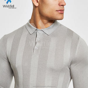 Logo brodé personnalisé 100% coton Polyester couleur unie de haute qualité pour polo hommes Golf affaires uniforme personnalisé imprimé - Product Image 3