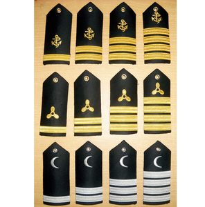 Badges brodés de luxe OEM en gros, en dentelle française noire et or, en feutre non tissé, écologiques, faits à la main, finition miroir 3D - Product Image 6