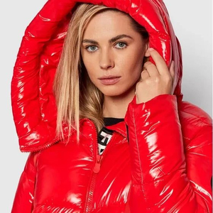 Chaqueta de Invierno para Mujer, de Alta Calidad, Acolchada, con Capucha, de Lona Transpirable, Rellena de Poliéster, Estilo Casual, con Exterior de Algodón - Product Image 2