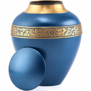 Urne de crémation en métal mat rose avec la couleur et les tailles adaptées aux besoins du client pour la maison aux prix en gros et bon marché - Product Image 6