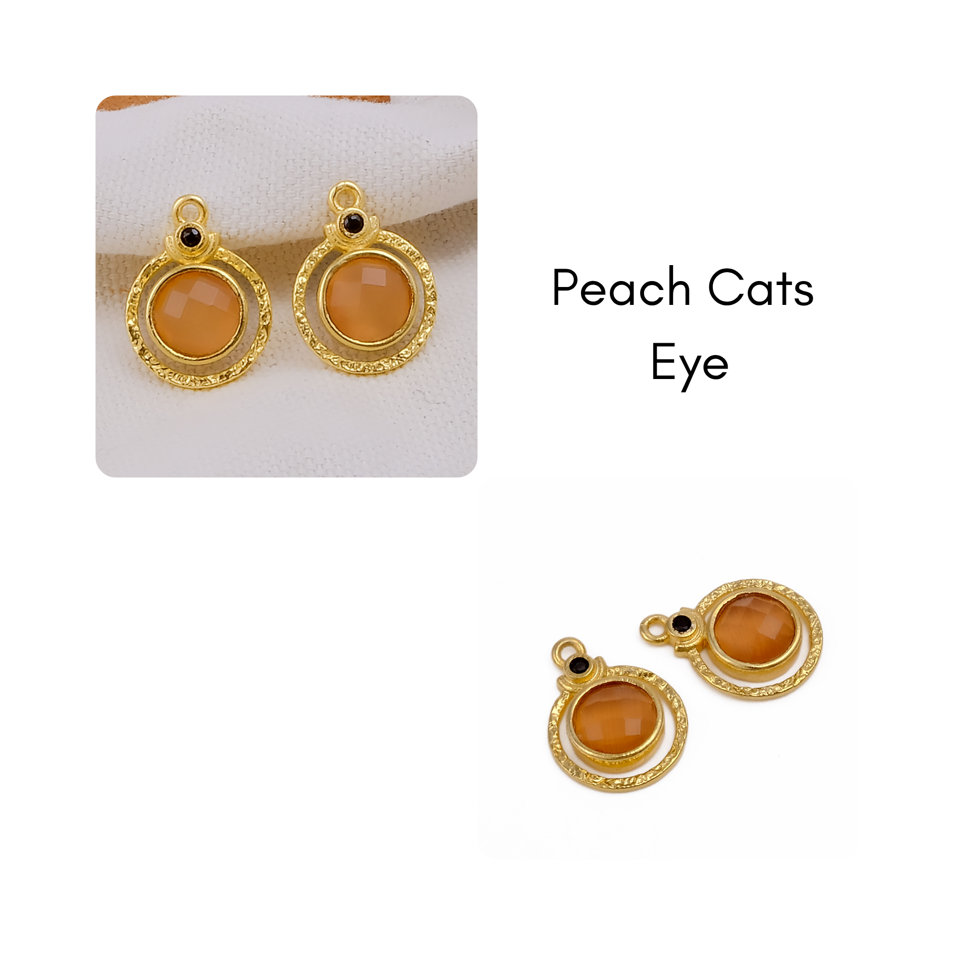 Peach Cats Eye