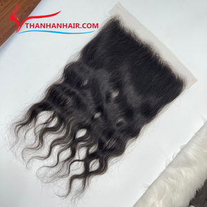 Meilleure qualité Extensions de cheveux humains vietnamiens 13x6 Lace Frontal Virgin Raw Nautral Wavy Hair - Product Image 5