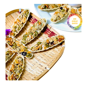 Biscuit en forme de bateau aux noix croustillantes, au goût sucré doux et au design attrayant, idéal pour les collations quotidiennes et le partage - Product Image 5