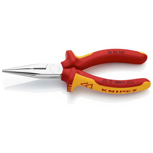 คีมตัดด้านข้างแบบปลายแหลมยี่ห้อ Knipex รุ่น Radio Pliers พร้อมด้ามจับชุบโครเมียมและด้ามจับแบบหลายส่วนที่ผ่านการทดสอบ VDE - Product Image 2