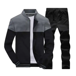 Survêtements pour hommes en tissu durable en coton de qualité supérieure OEM ODM Vêtements de sport à la mode personnalisés directement de l'usine Combinaison de course - Product Image 3
