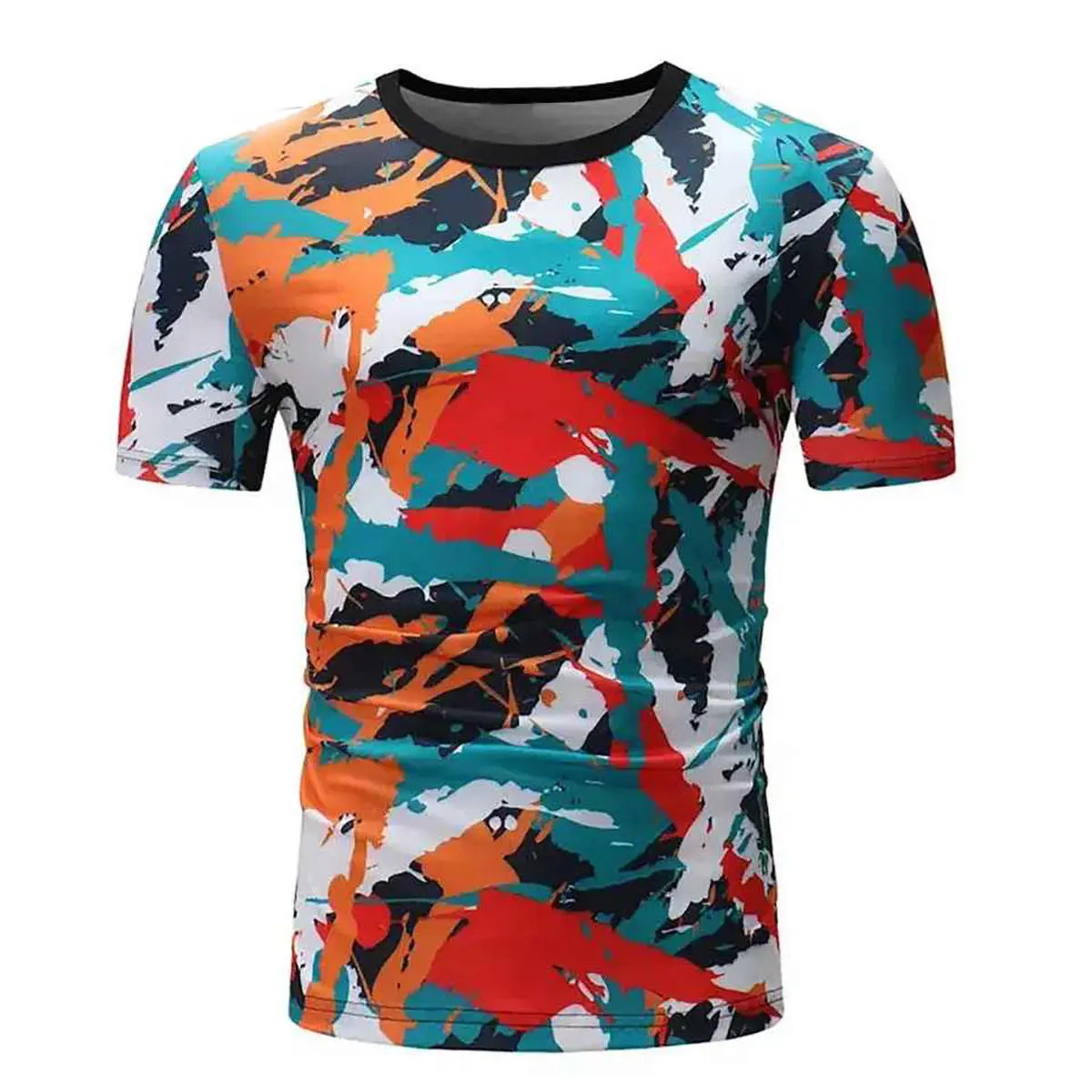Short Sleeve T Shirts Sublimation Printing Clothes Men Fashionable High Quality T Shirts For Men's Fabric t shirts top supplier
