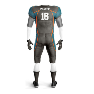 Maillot de football américain personnalisable en spandex respirant, uniforme de football américain avec design imprimé par sublimation, vêtements de football américain - Product Image 6