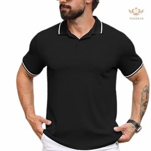 Prémium hombres de punto para polos con bolsillo que absorbe la humedad Casual trabajo atlético al por mayor OEM Multipack Golf Shirt - Product Image 3