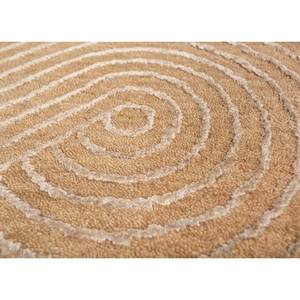 Azalea Hand Knotted <b>Wool</b> & Bamboo Silk Rug Beige & <b>Brown</b> 10mm Thick Abstract Design for Home & Hallway Rectangle Model-Esk-346 - Product Image 3