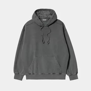 Wholesale Street Wear Heavyweight Over Sized Hoodie Pullover Vintage Acid <b>Wash</b> Men's Hoodie With OEM Service - Product Image 3