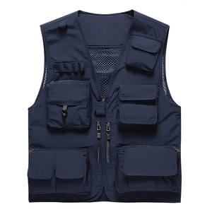 Chaleco Cargo transpirable de alta calidad para hombre, chaleco informal con múltiples bolsillos para exteriores, para invierno, senderismo, ropa exterior cómoda - Product Image 1