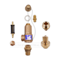 Soupape de sécurité en laiton pour compresseur de bowling, chaudière marine, navire, SRV, PRV, 10 bars, filetage NPT, ISO, CE, ASTM, gaz, air, vapeur, huile, 1/2"-2"