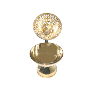 Nouveau Antique Vintage en laiton brûleur d'encens à la main brûleur d'encens en gros décor à la maison porte-encens métal laiton brûleur de parfum - Product Image 4
