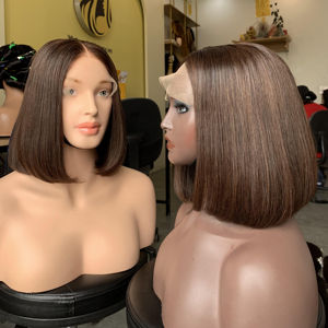 Perruques Bob 8 à 16 pouces, prix de gros, faites de 100% vrais cheveux humains péruviens - Product Image 1