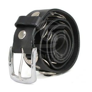 Ceinture en cuir véritable sur mesure avec boucle en acier, ceinture en cuir décontractée résistante et durable - Product Image 2