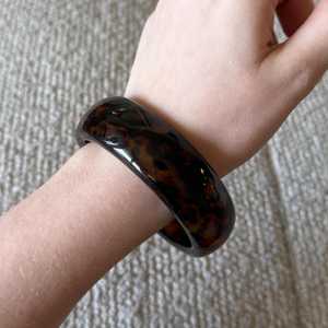 กำไลข้อมือเรซินอีพ็อกซี่ทรงกลม/สี่เหลี่ยมลายดอกไม้สุดหรู - Product Image 2
