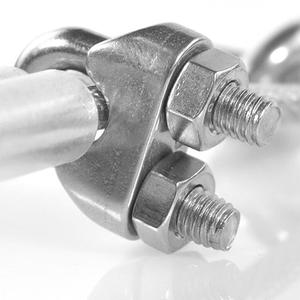 Abrazadera de cuerda de alambre de acero inoxidable SS304 Clip de cuerda de alambre 6mm 8mm 10mm 12mm 20mm DIN741 Snap - Product Image 4