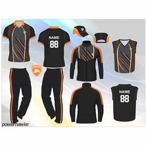 Uniforme de Cricket Powerhawke Hecho en India con Nombre de Equipo Personalizado, Número de Marca, Mejores Diseños de Logotipos Personalizados de Primera Calidad - Product Image 2