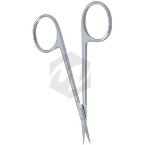 Ciseaux de qualité supérieure Iris droite en acier inoxydable 4.5 pouces outil de coupe de haute qualité couture Instruments médicaux - Product Image 4