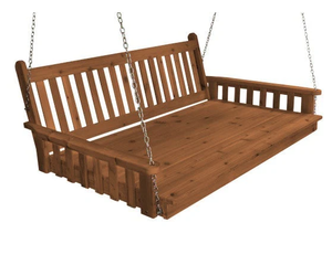 Lit suspendu d'extérieur en bois massif (suspendu / robuste) - Product Image 2