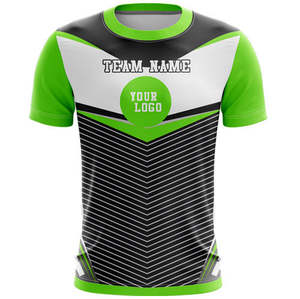 T-shirts de sublimation personnalisés en gros 100% polyester t-shirts de sport de gymnastique imprimés à séchage rapide - Product Image 2