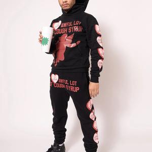 Survêtement de football pour hommes en gros séchage rapide 100% veste en coton équipement de jogging d'hiver à fermeture éclair en grande taille imprimé - Product Image 3