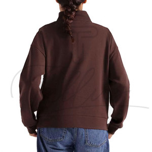Premium Quality New Design Women's 100% Cotton <b>Fleece</b> Front Regular Length Comfortable Fit Multi Color Streetwear Sweatshirt - Product Image 5