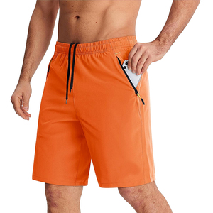 En couleur orange uni nouveau style logo personnalisé shorts d'extérieur pour hommes shorts de jogging pour hommes nouveauté jogger jogging shorts - Product Image 1