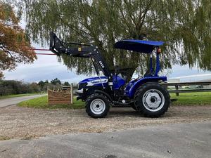 Livraison gratuite Lovol M254 tracteur agricole avec chargeur 8Fx8R gauche et accessoire de levage 4WD 25HP moteur Diesel 540/1000 pto IPTO - Product Image 2