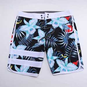 OEM Custom Swim <b>Trunks</b> Quick Dry Beach Shorts for Boys 100% Cotton Casual Style Sublimation Printing <b>Men</b> Shorts - Product Image 4