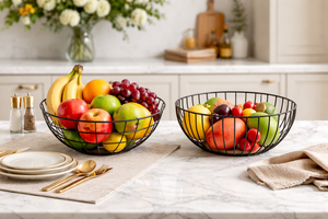 Cesta de Alambre para Almacenamiento, Frutero Decorativo, Frutero Moderno, Frutero para Encimera de Cocina, Frutero de Mesa, Frutero Redondo de Alambre - Product Image 3