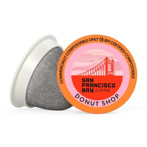 Cápsulas de Café K-Cup de San Francisco Bay, Donut Shop (36 unidades), Tueste Medio-Ligero, Cápsulas de Café Individuales Compostables - Product Image 6